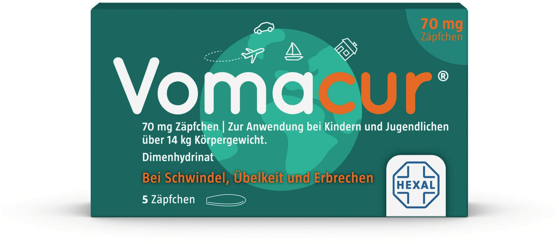 Vomacur 70 5 Zäpfchen