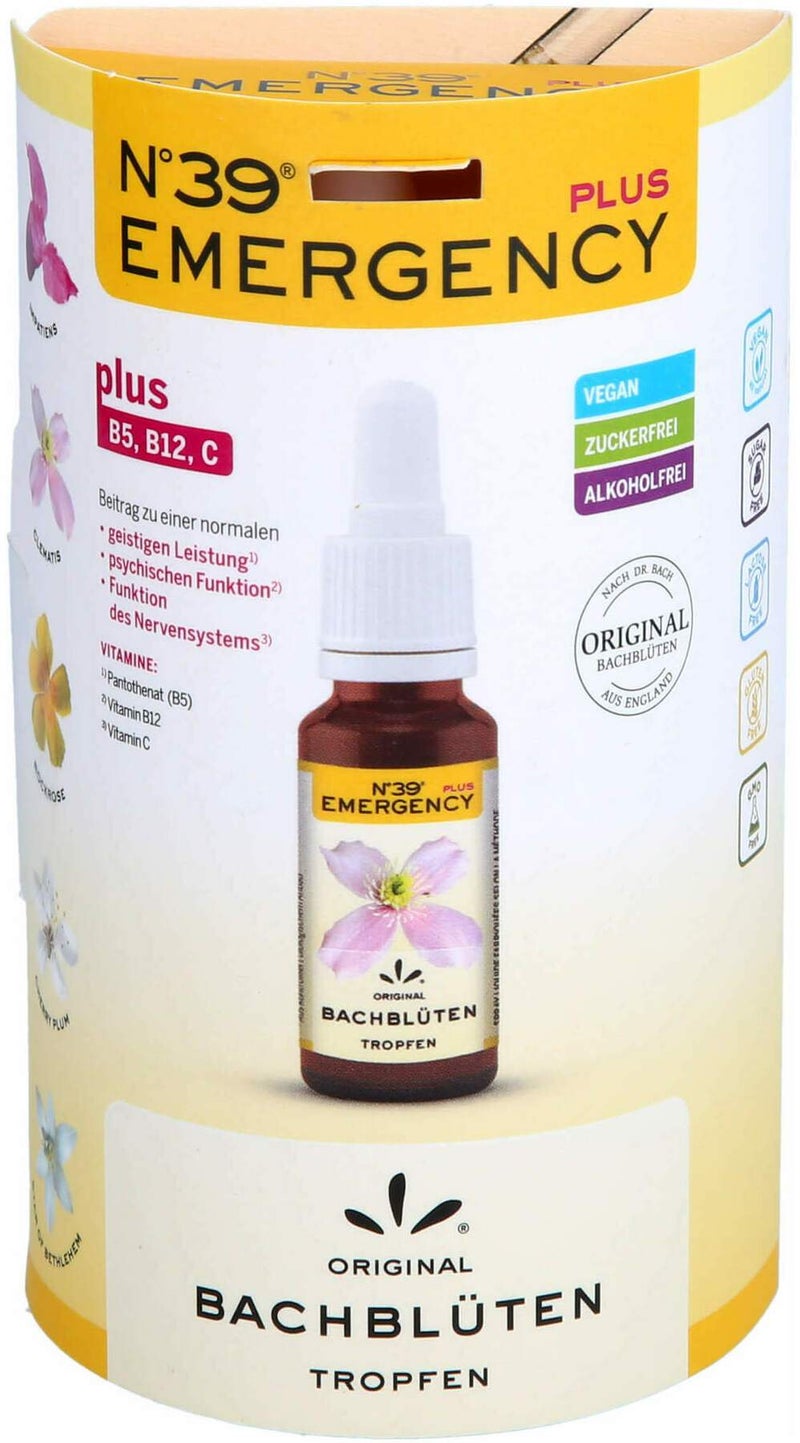 Bachblüten No.39 Emergency Plus Tropf.Z.Einnehm 20