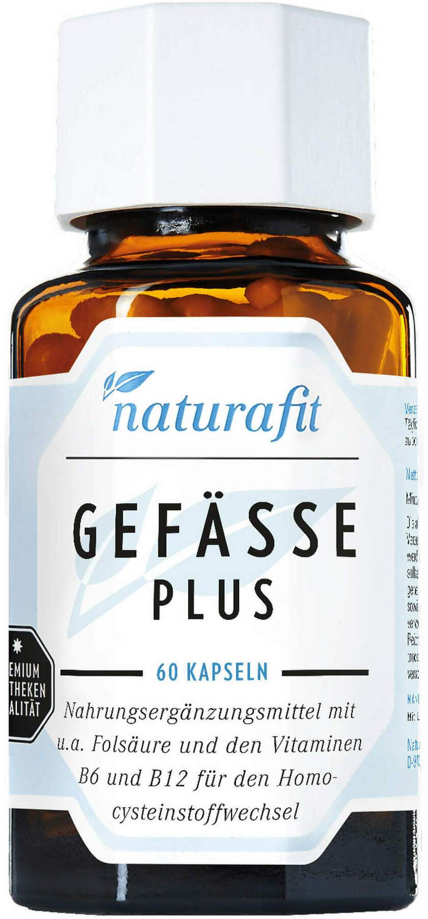 Naturafit Gefäße Plus 60 Kapseln