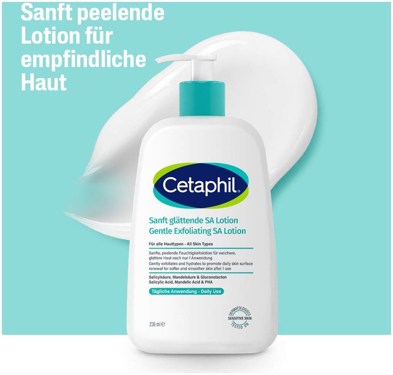Cetaphil Sanft glättende SA Lotion für Gesicht & Körper 236 ml