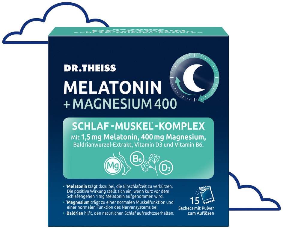 Dr.Theiss Melatonin + Magnesium Schlaf-Komplex 15 Stück