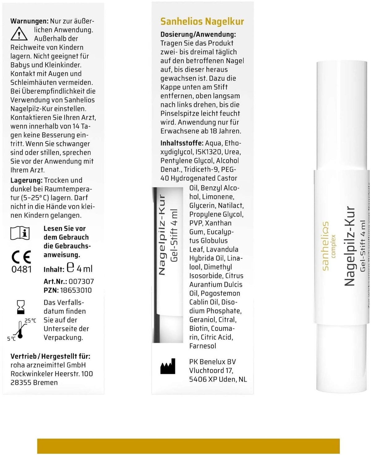 Sanhelios Nagelpilz-Kur Gel-Stift 4 ml
