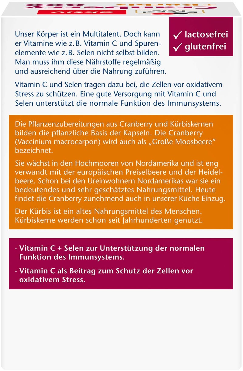 Doppelherz Aktiv Cranberry + Kürbis 60 Kapseln