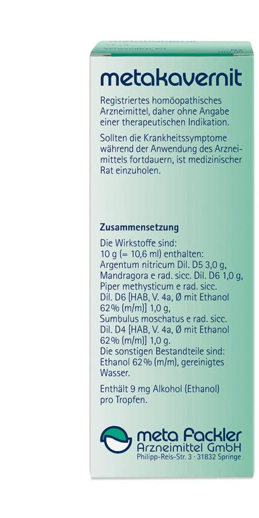 Metakavernit 100 ml Tropfen