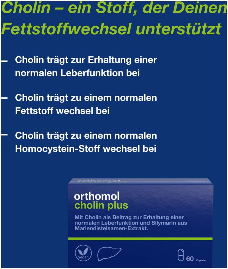 Orthomol Cholin Plus Kapseln 30 Tagesportionen