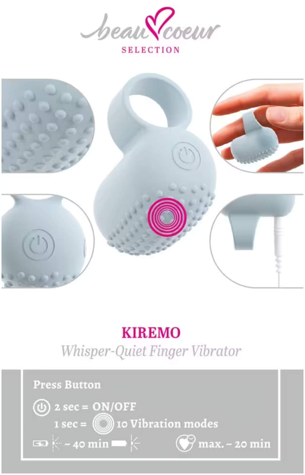 Kiremo Finger Vibrator
