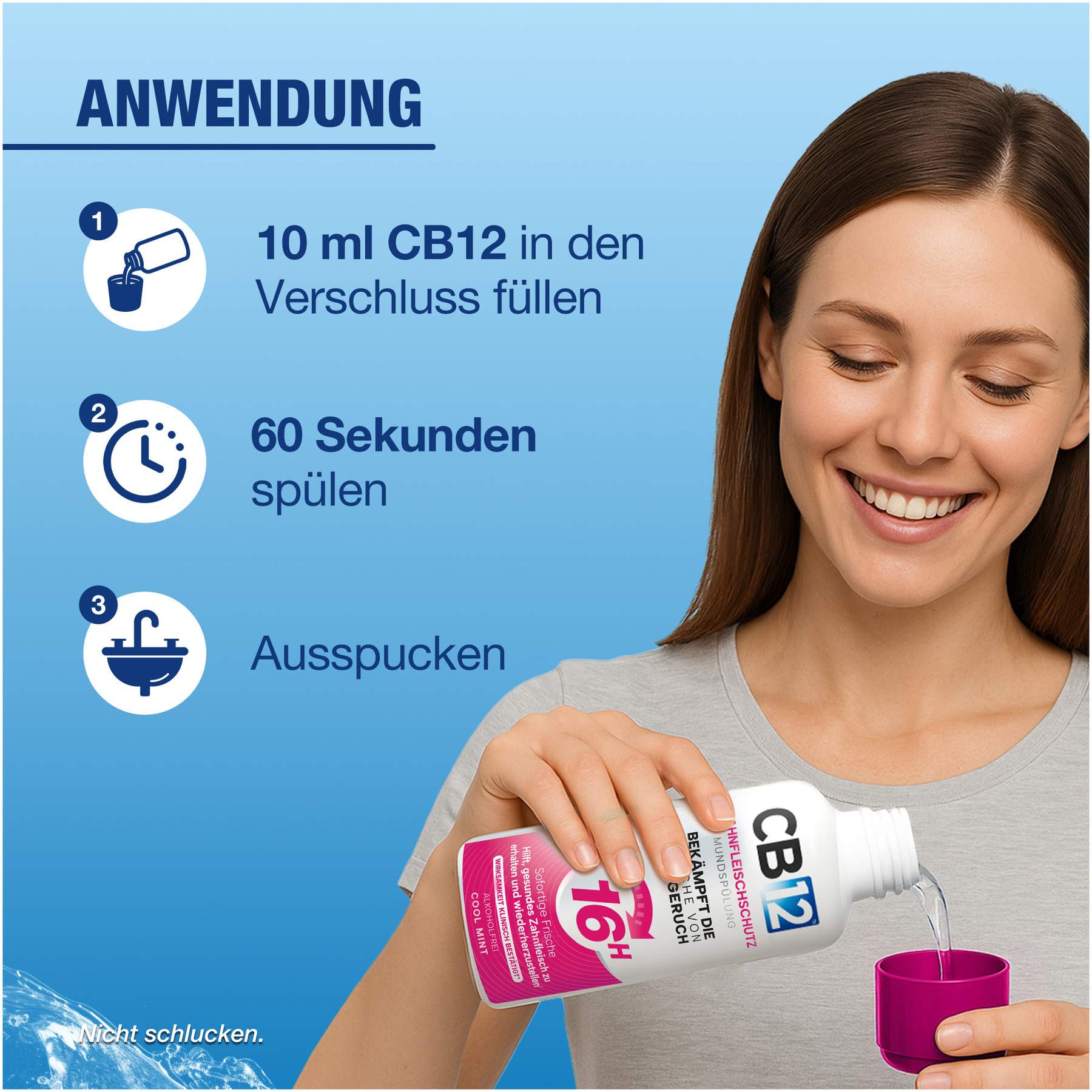 CB12 Mundspülung Zahnfleischschutz 500 ml