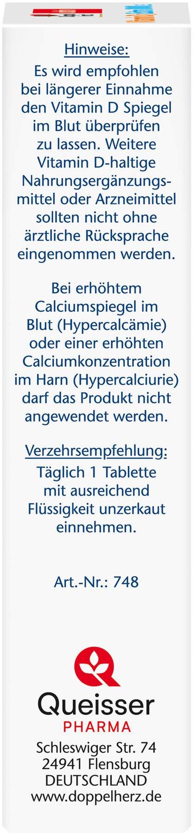 Doppelherz Aktiv Vitamin D 1.000 I.E. Extra 45 Tabletten
