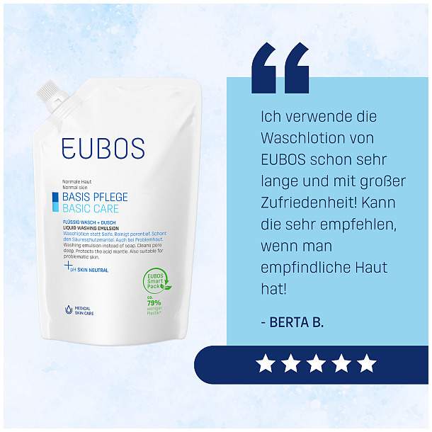 Eubos flüssig blau 400 ml Nachfüllpackung