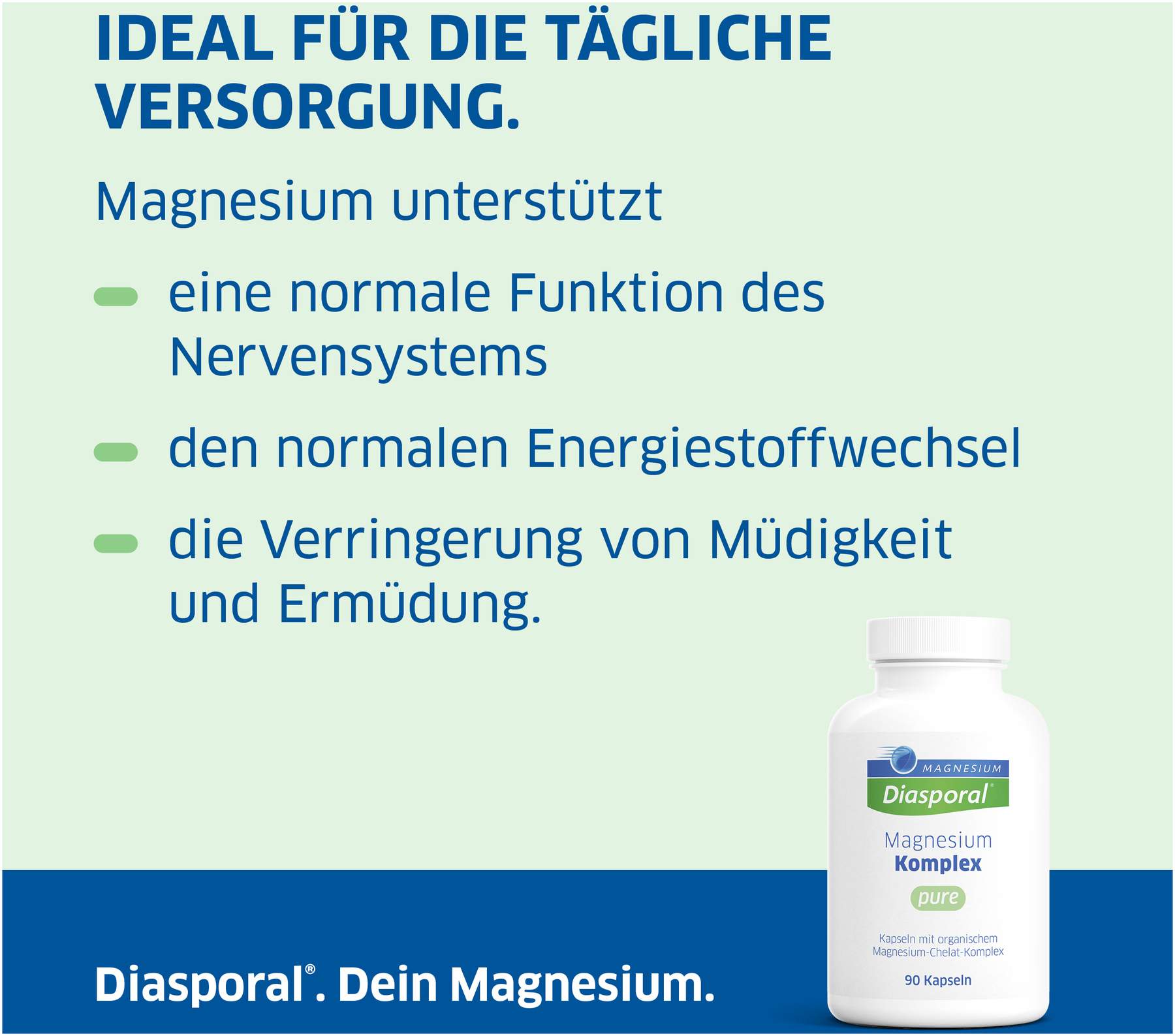 Magnesium Diasporal Komplex pure 90 Kapseln