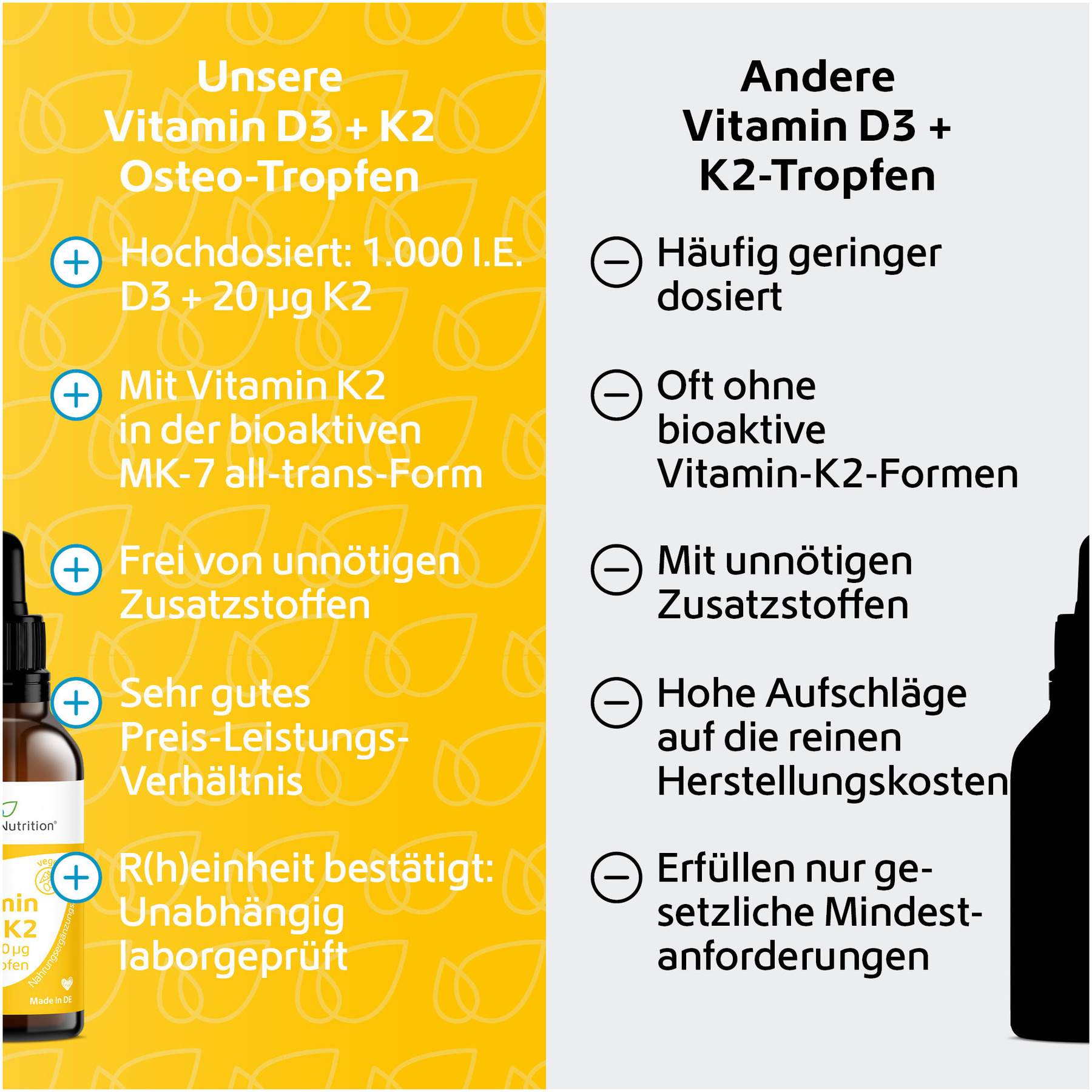 Vitamin D3+k2 Osteo Tropfen 30 ml