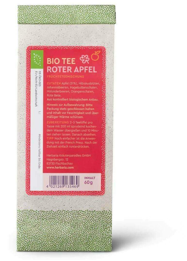 Herbaria Bio Tee Roter Apfel