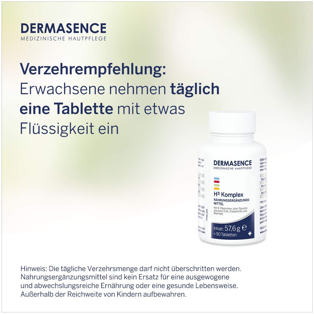 Dermasence H3 Komplex 90 Tabletten