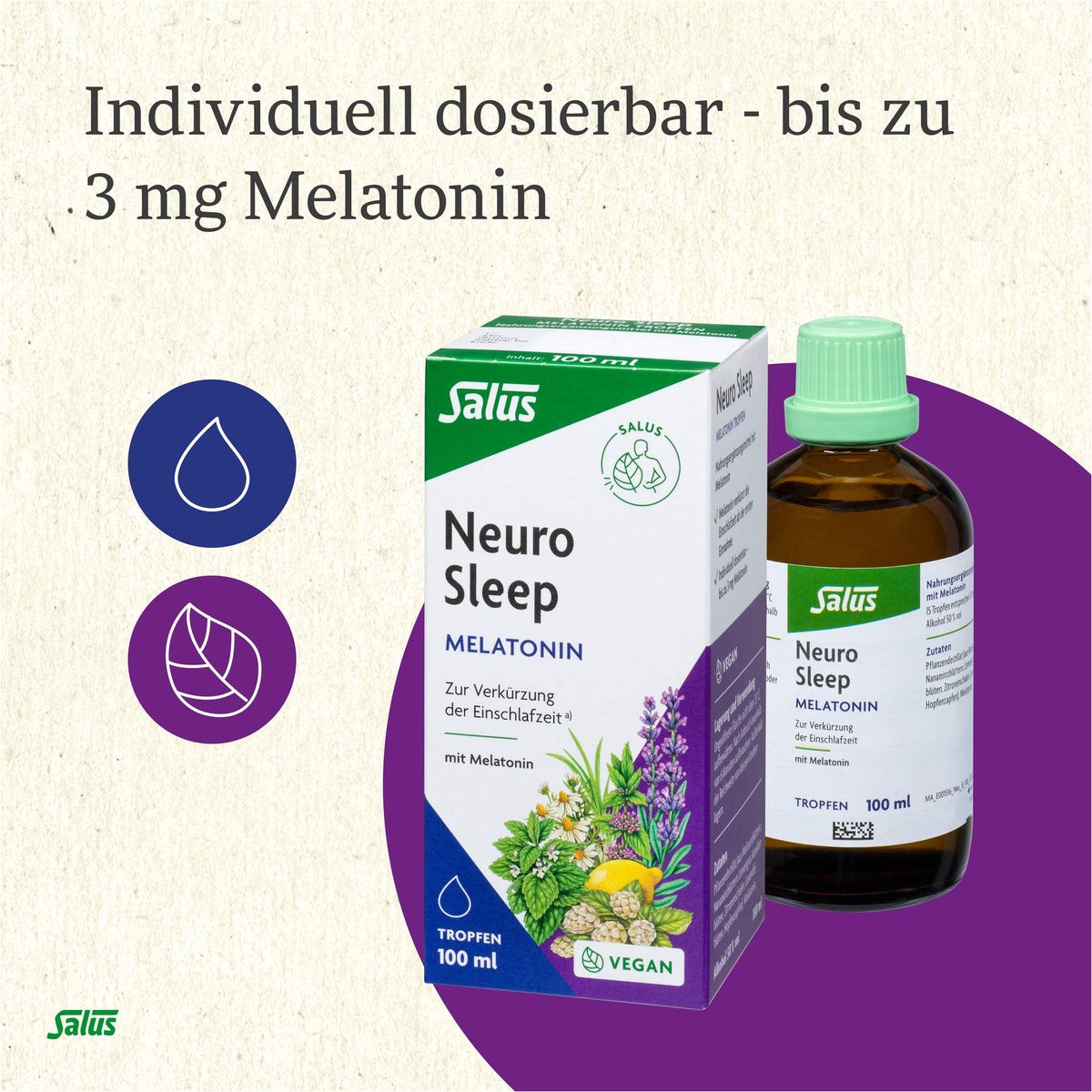 Neuro Sleep Melatonin Tropfen 100 ml