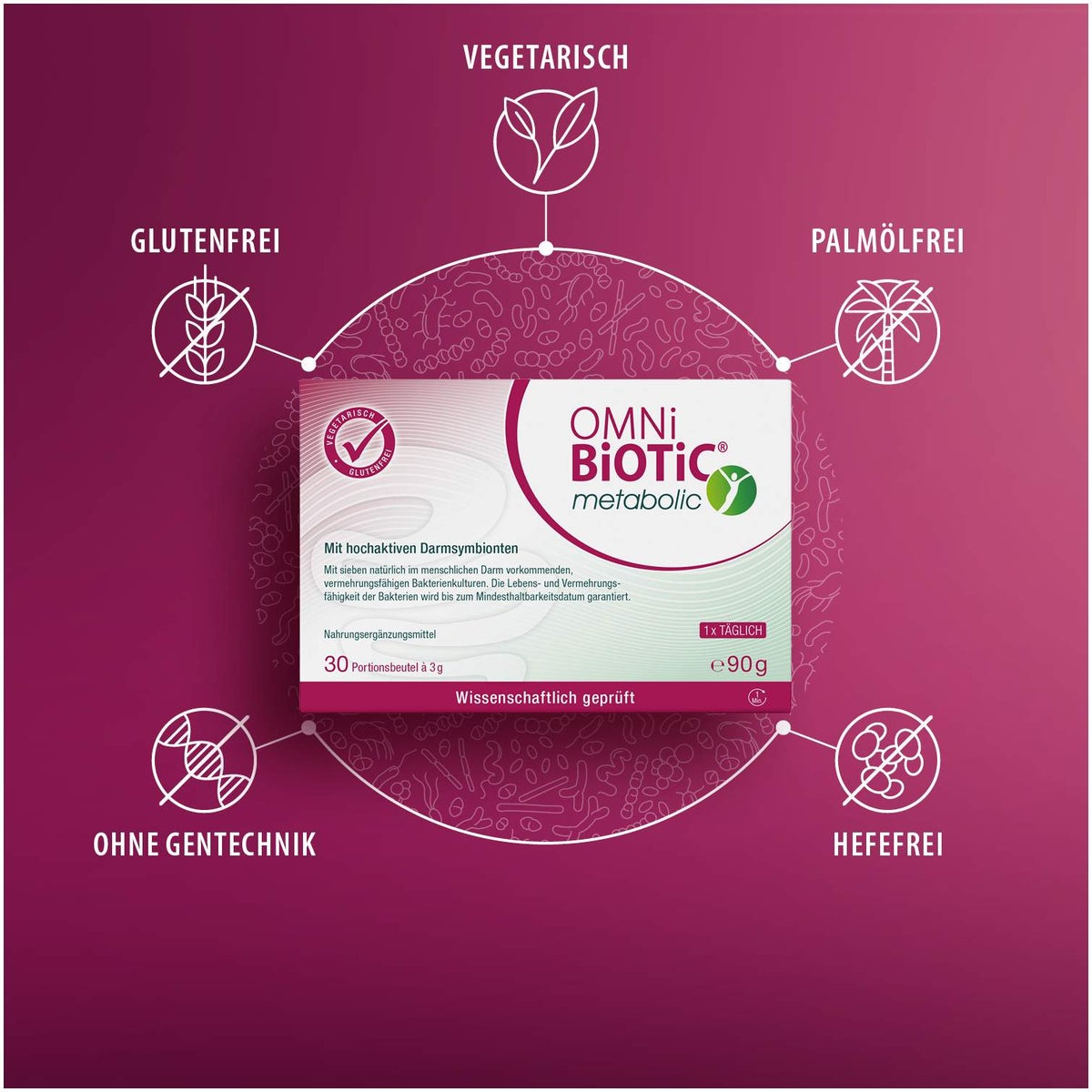 Omni Biotic metabolic Probiotikum 30 x 3 g Beutel