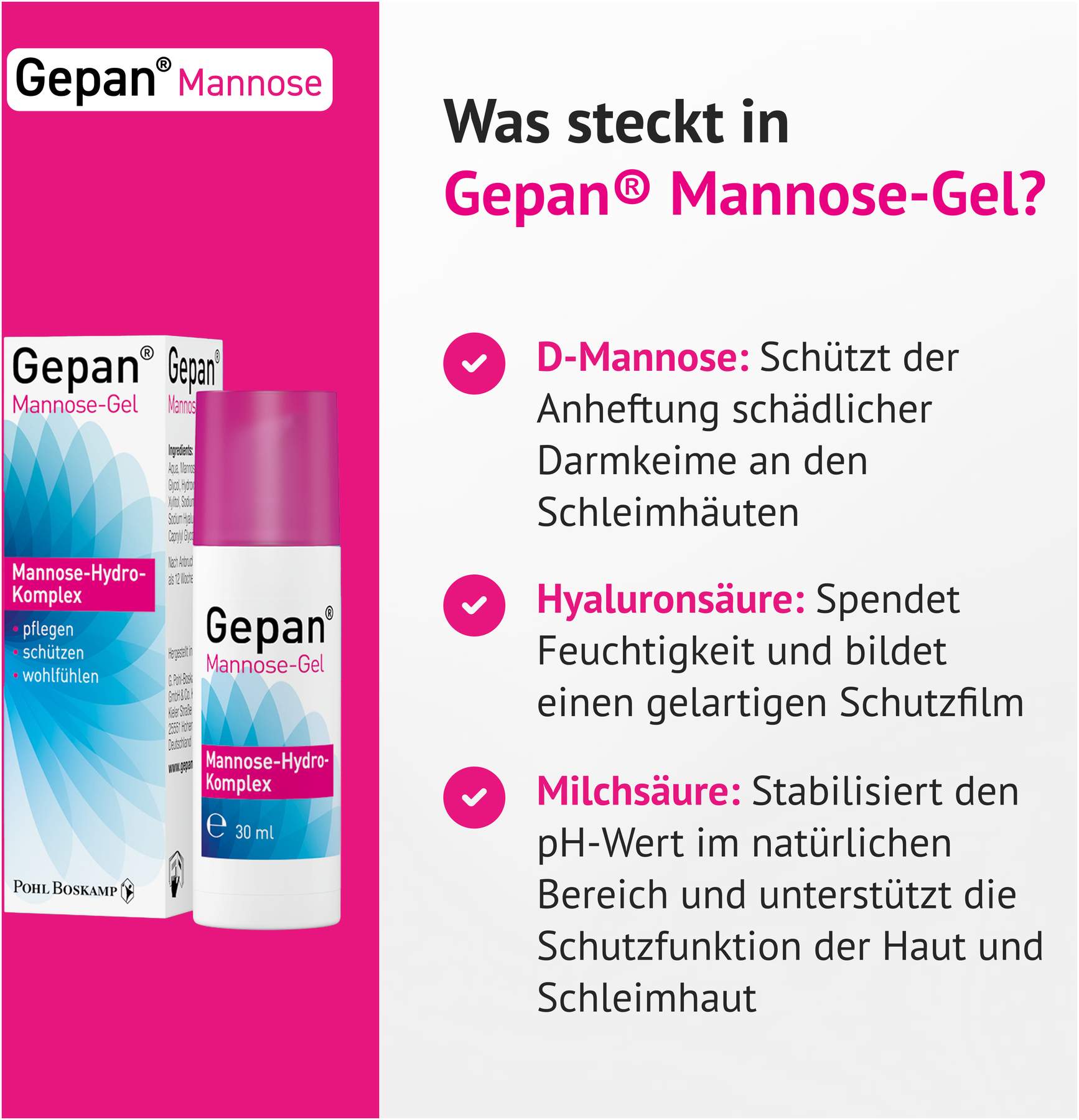 Gepan Mannose-Gel 30 ml