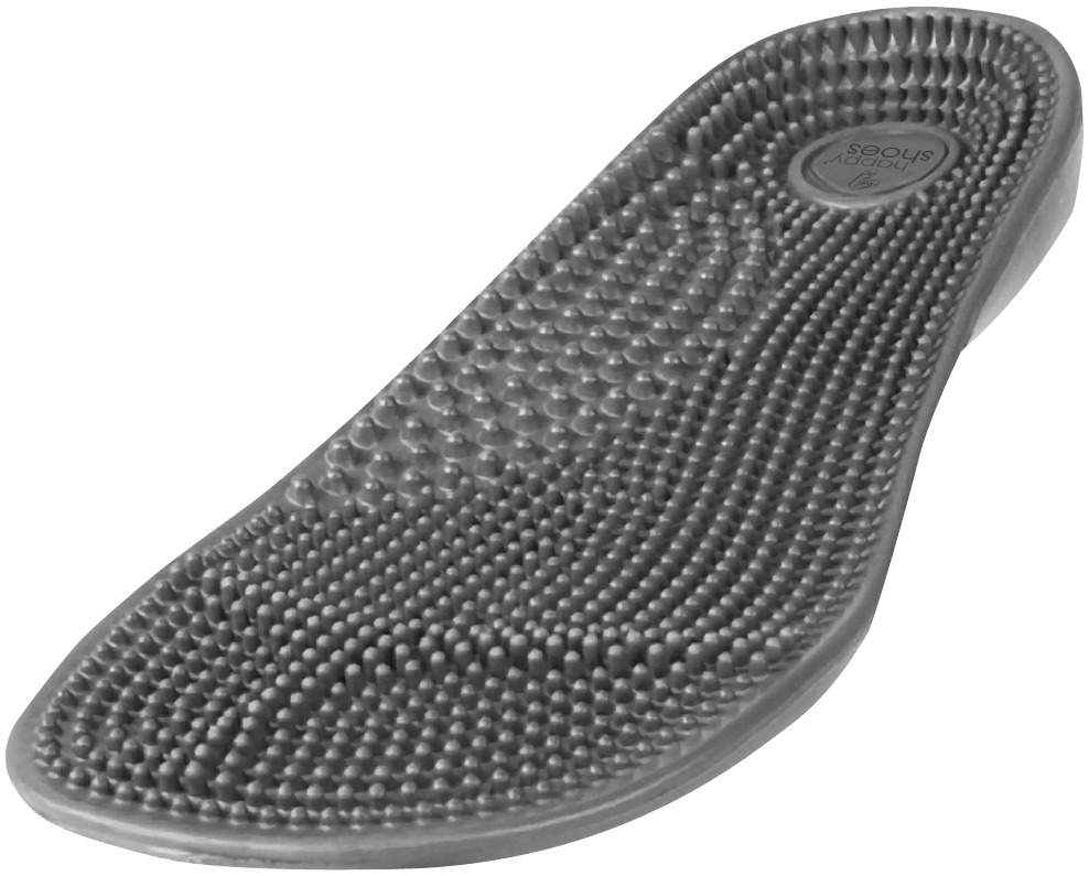 Happy Clogs Gr. 37 Schwarz Massage Wohlfühlschuhe