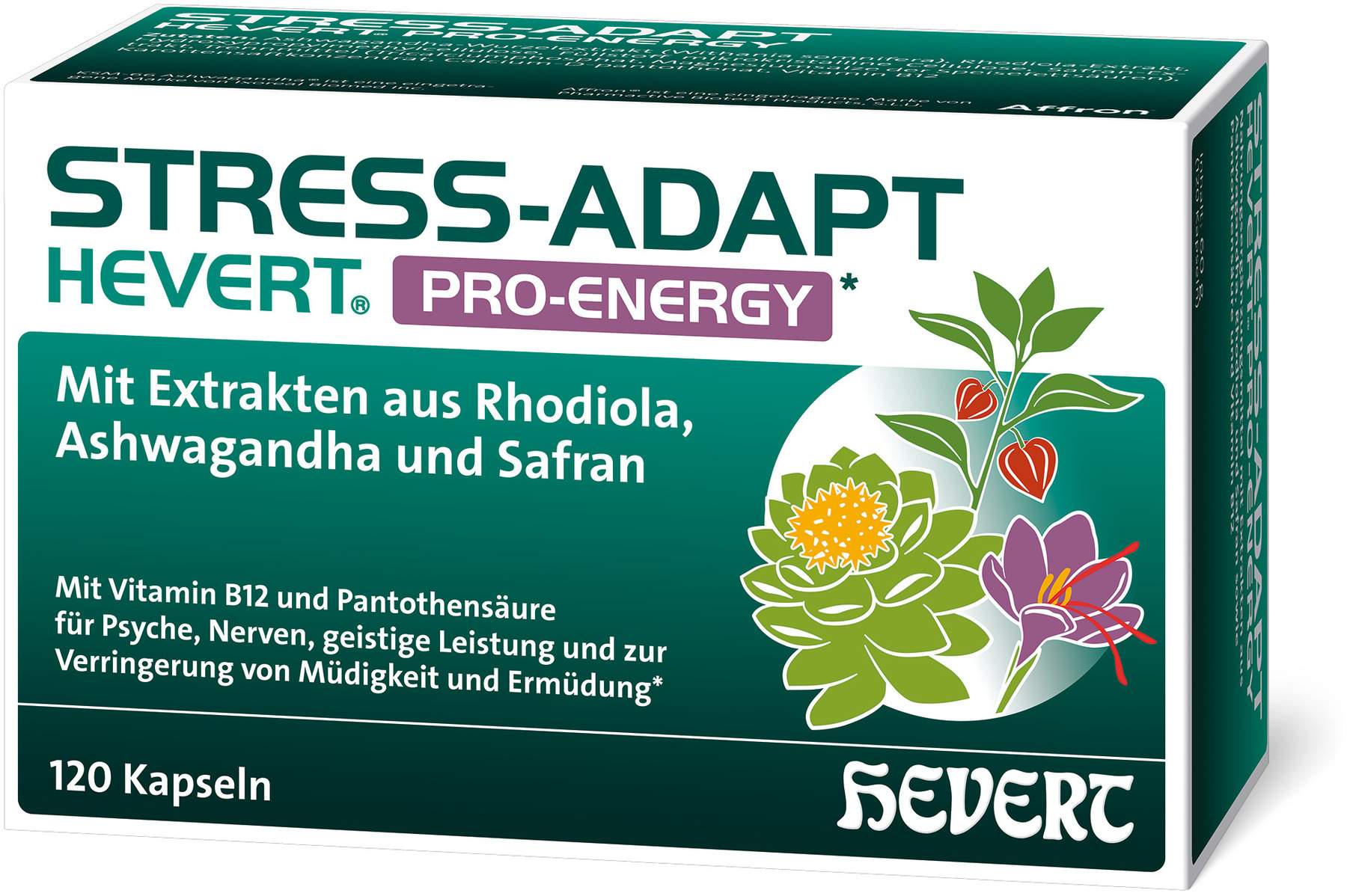 Stress-Adapt Hevert Pro-Energy Kapseln 120 Stück