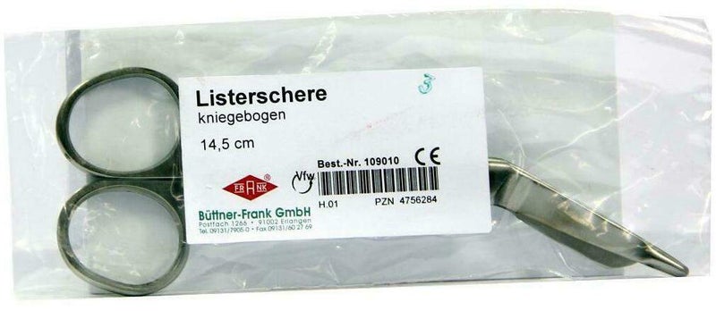 Listerschere 14,5 cm Kniegebogen