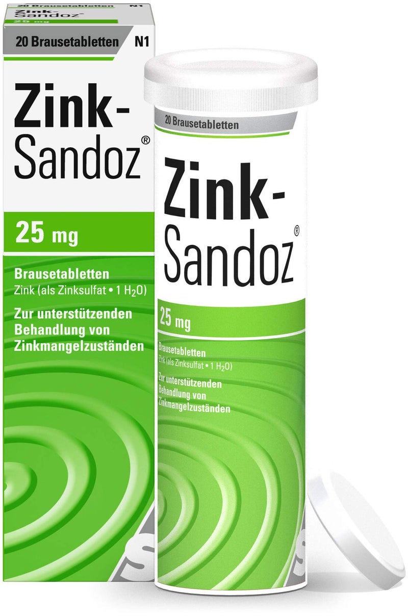 Zink Sandoz  20 Brausetabletten