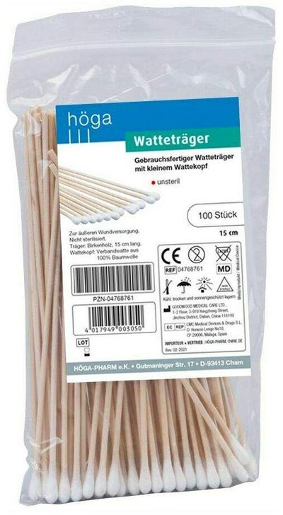 Watteträger 15cm Mit  Kleinem Wattekopf