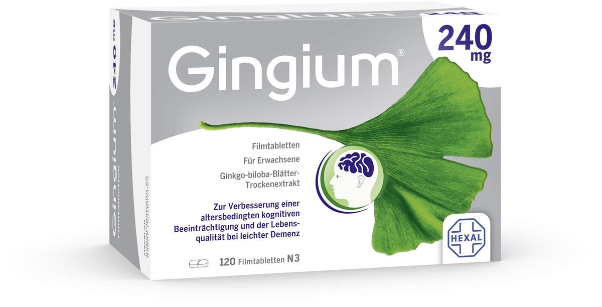 Gingium 240 mg 120 Filmtabletten