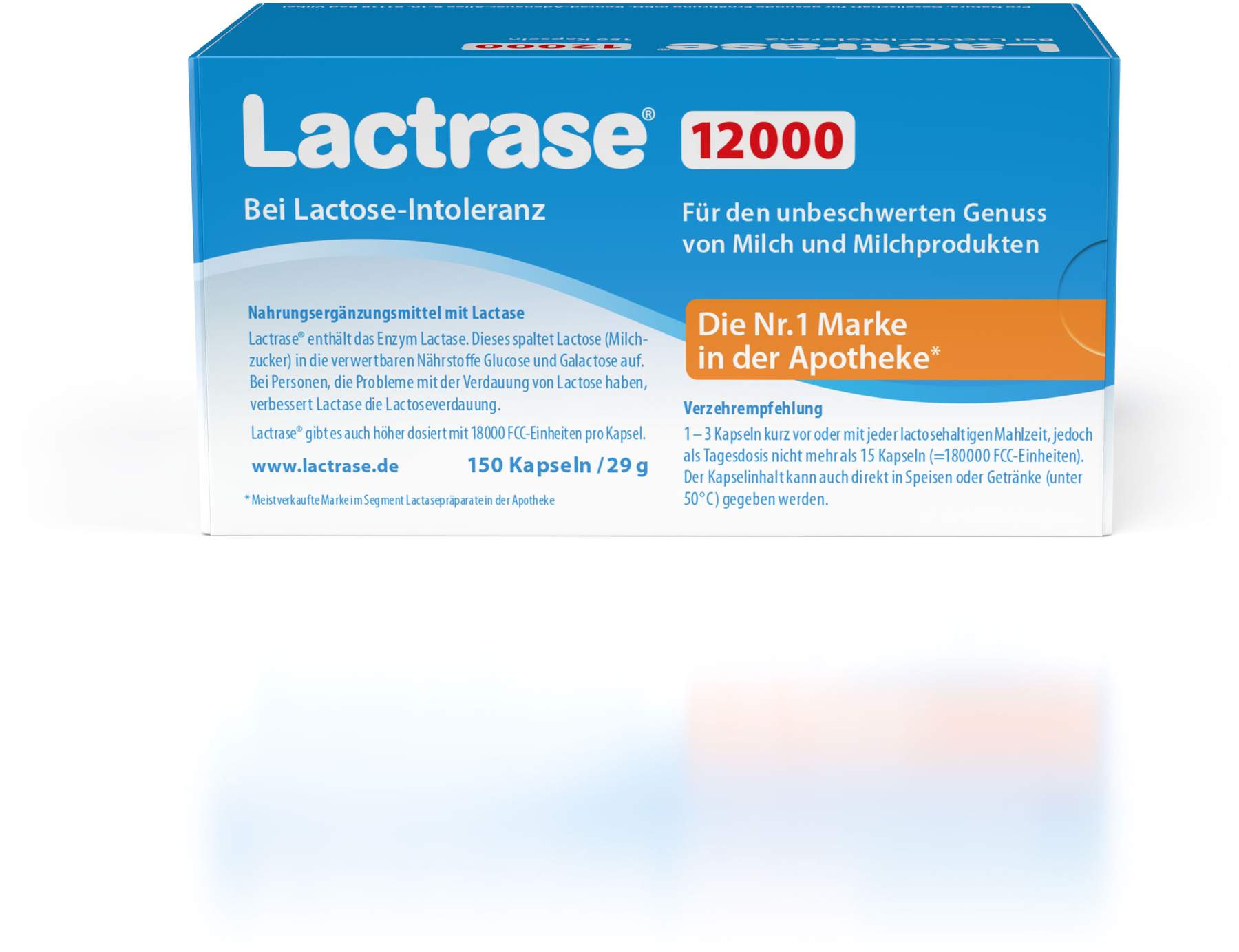 Lactrase 12.000 Fcc 150 Kapseln