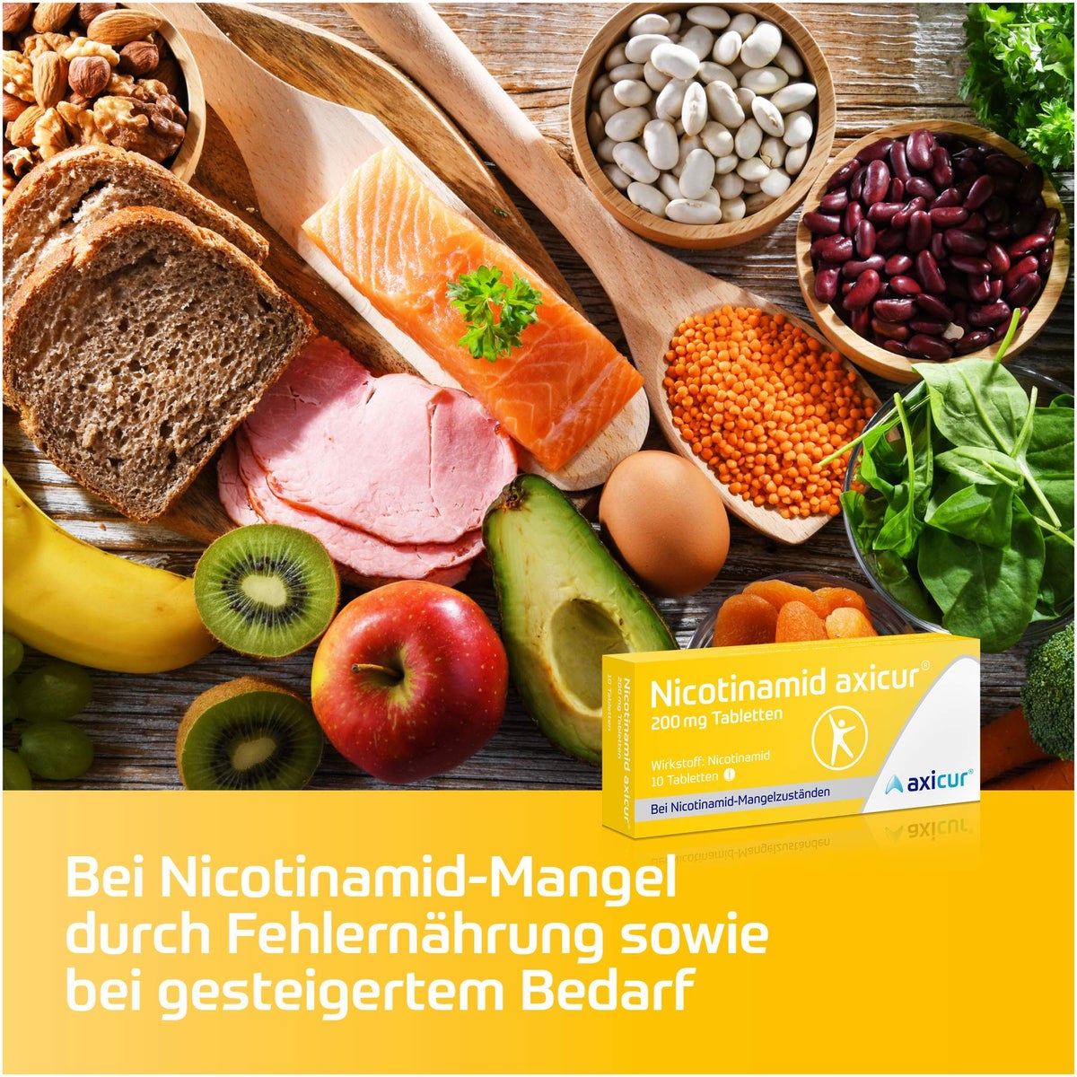 Nicotinamid Axicur 200 mg 100 Tabletten