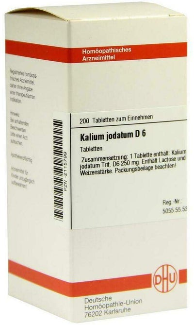 Dhu Kalium Jodatum D6 200 Tabletten
