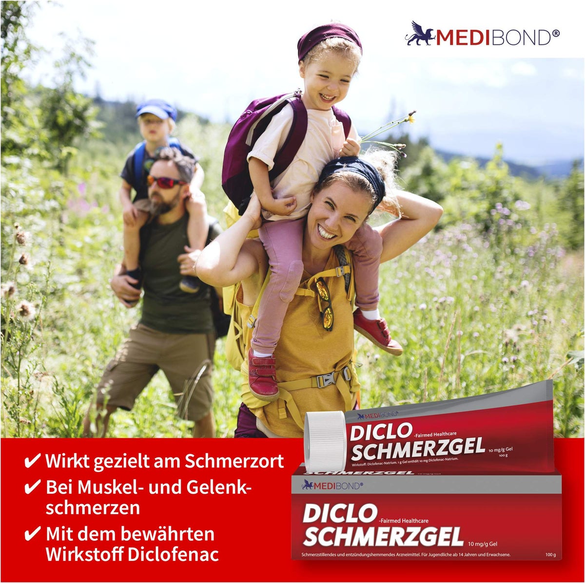 Diclo Medibond Schmerzgel 1 % 100 g