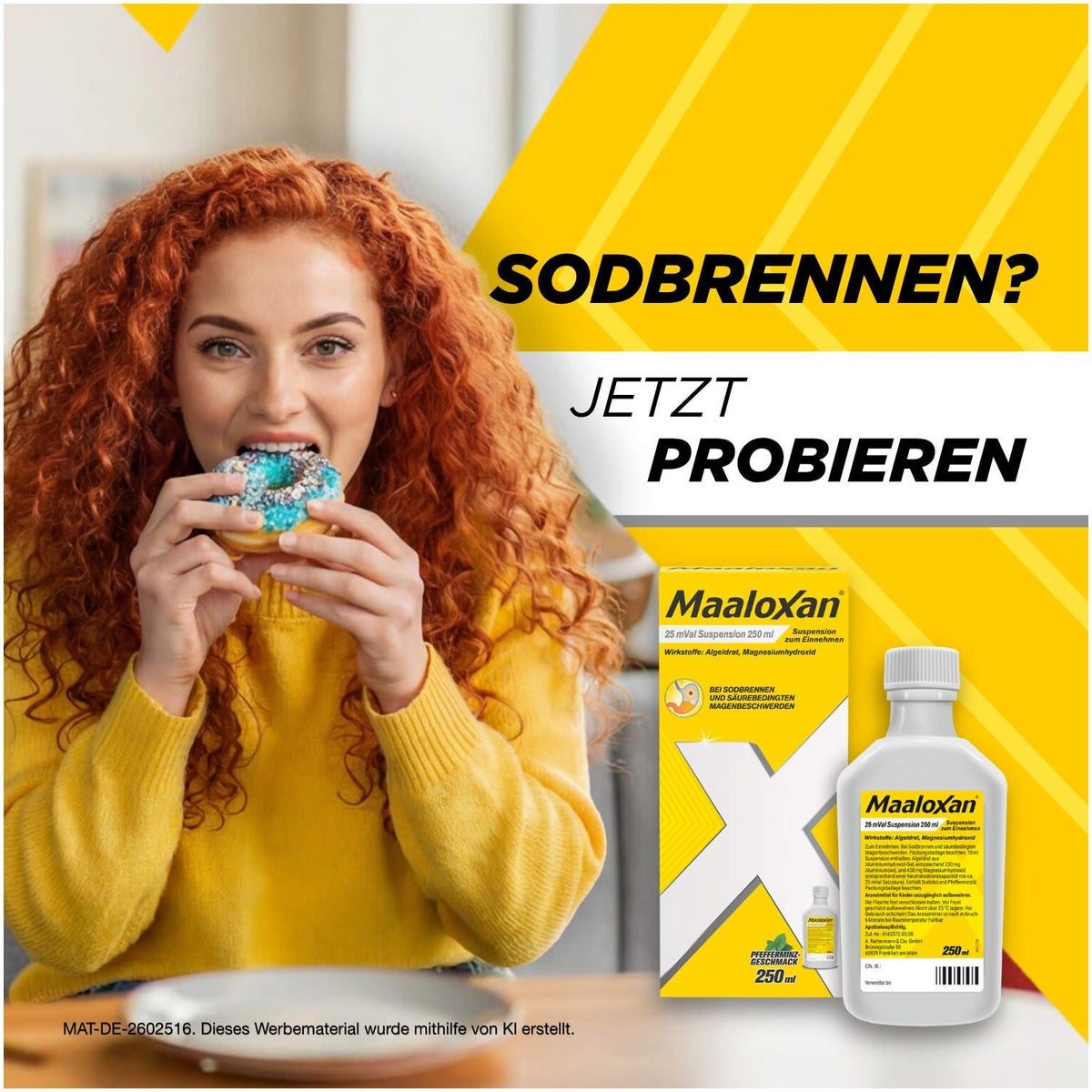 Maaloxan 25 mVal Suspension 250 ml Suspension