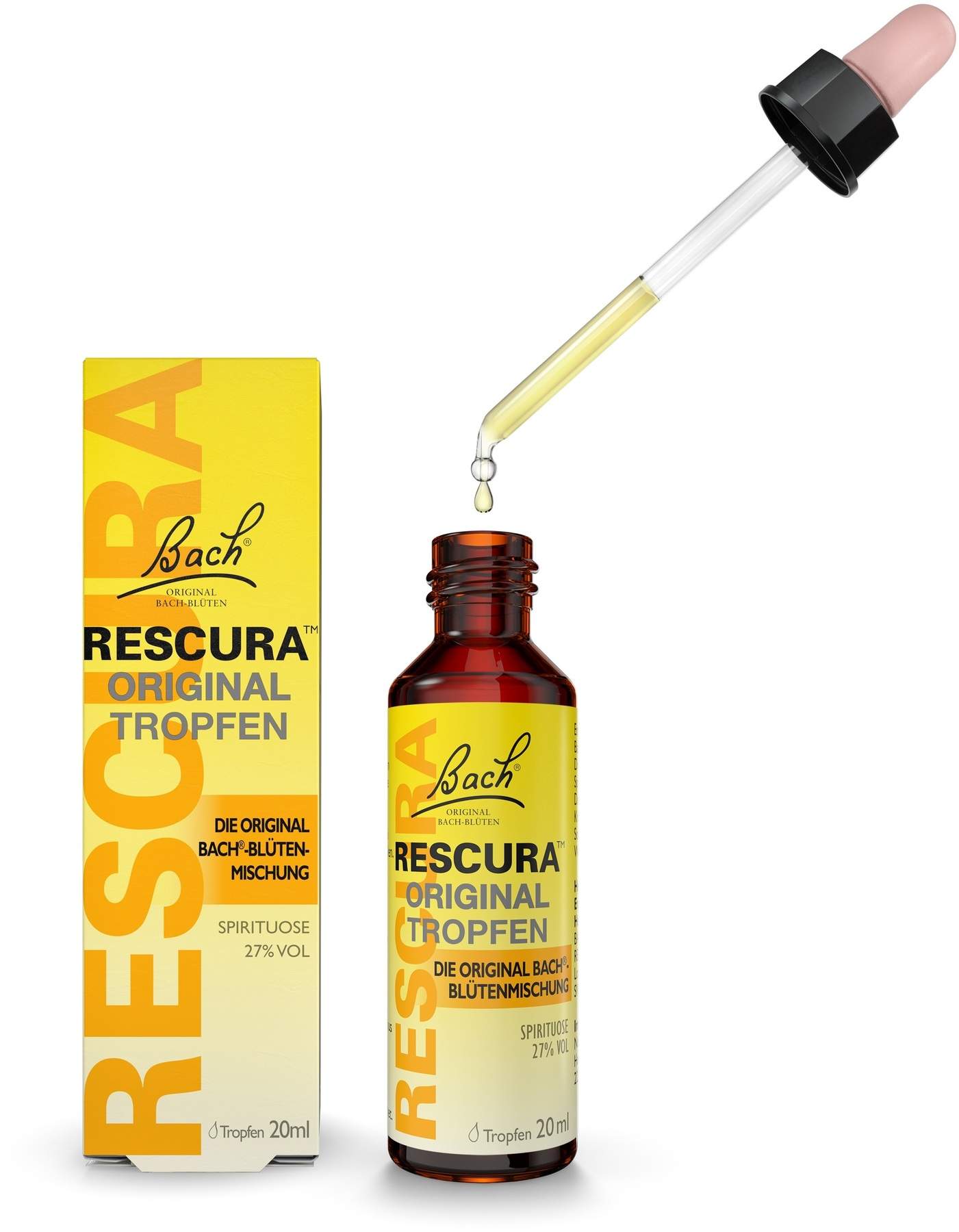 Bach Original Rescura mit Alkohol 20 ml Tropfen