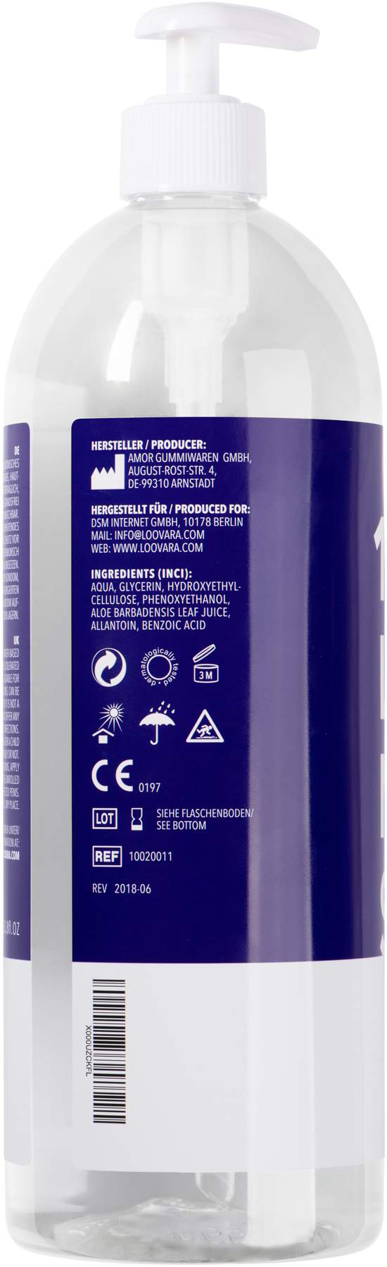 Loovara Long Night Stand Gleitgel Mit Aloe Vera 1 Liter
