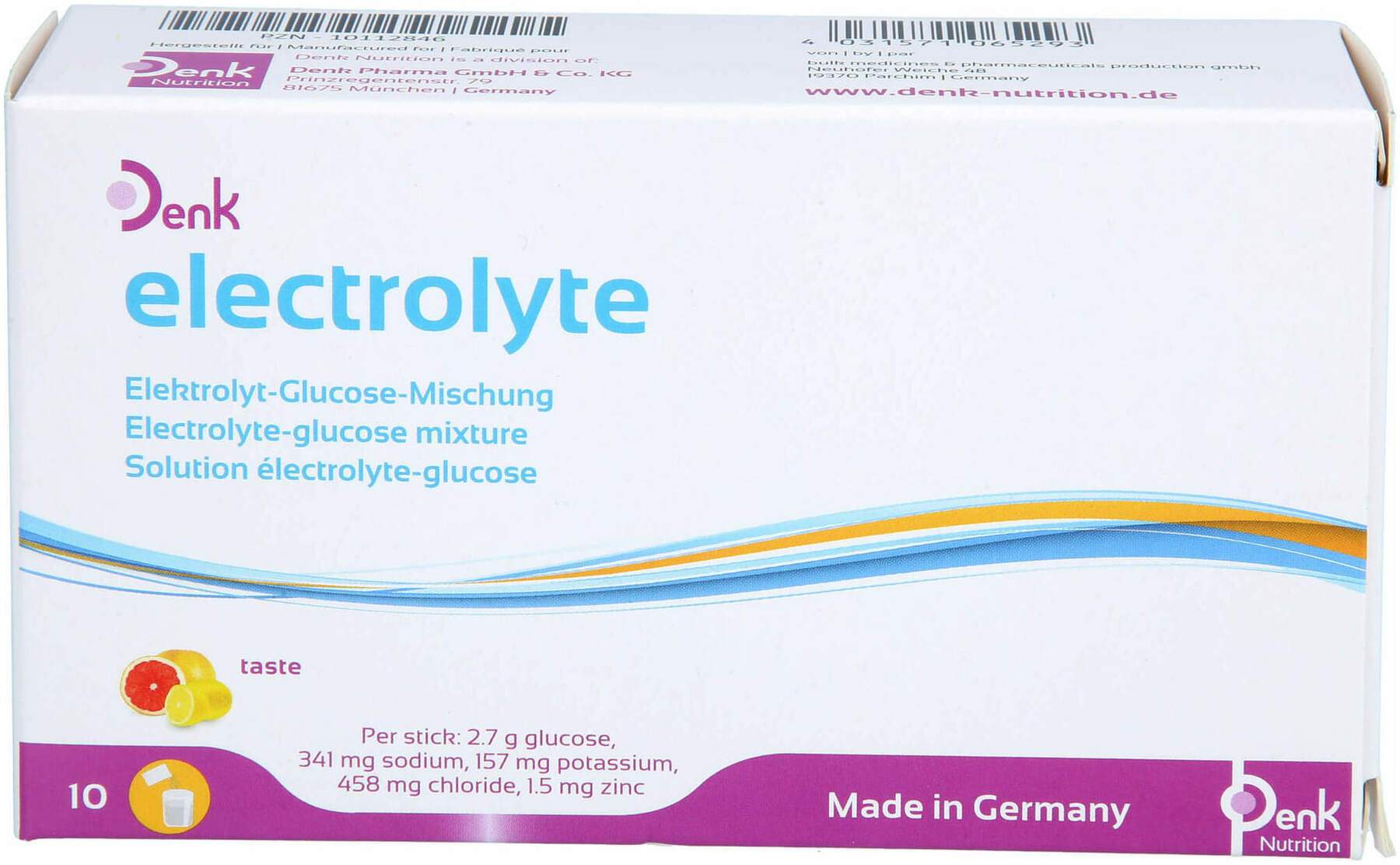 Electrolyte Denk Pulver Sticks 10 X 5,08 G