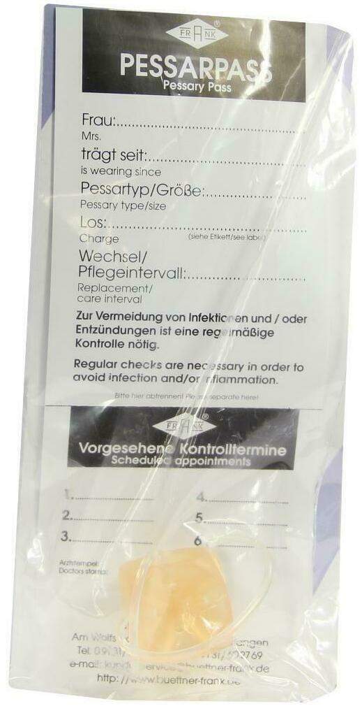 Pessar Würfel Sieb Silikon 29mm Gr.1