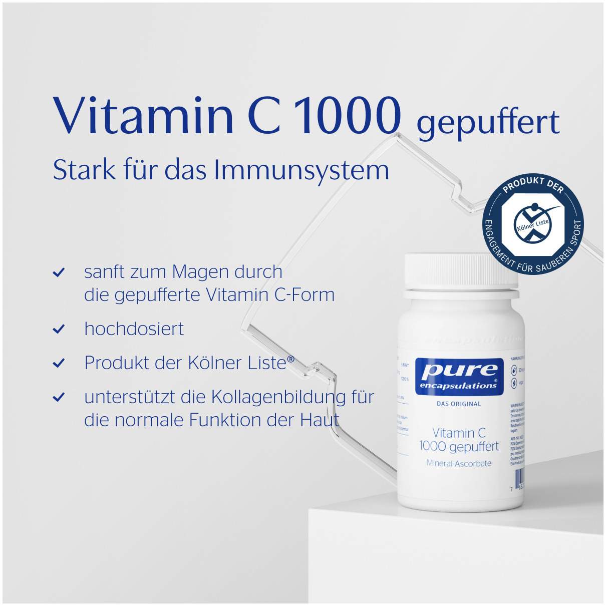Pure Encapsulations Vitamin C 1000 gepuffert 30 Kapseln