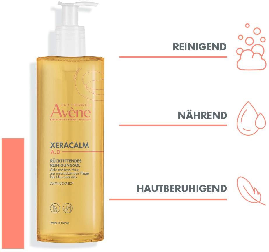 Avene Xeracalm A.D. rückfettendes Reinigungsöl 400 ml
