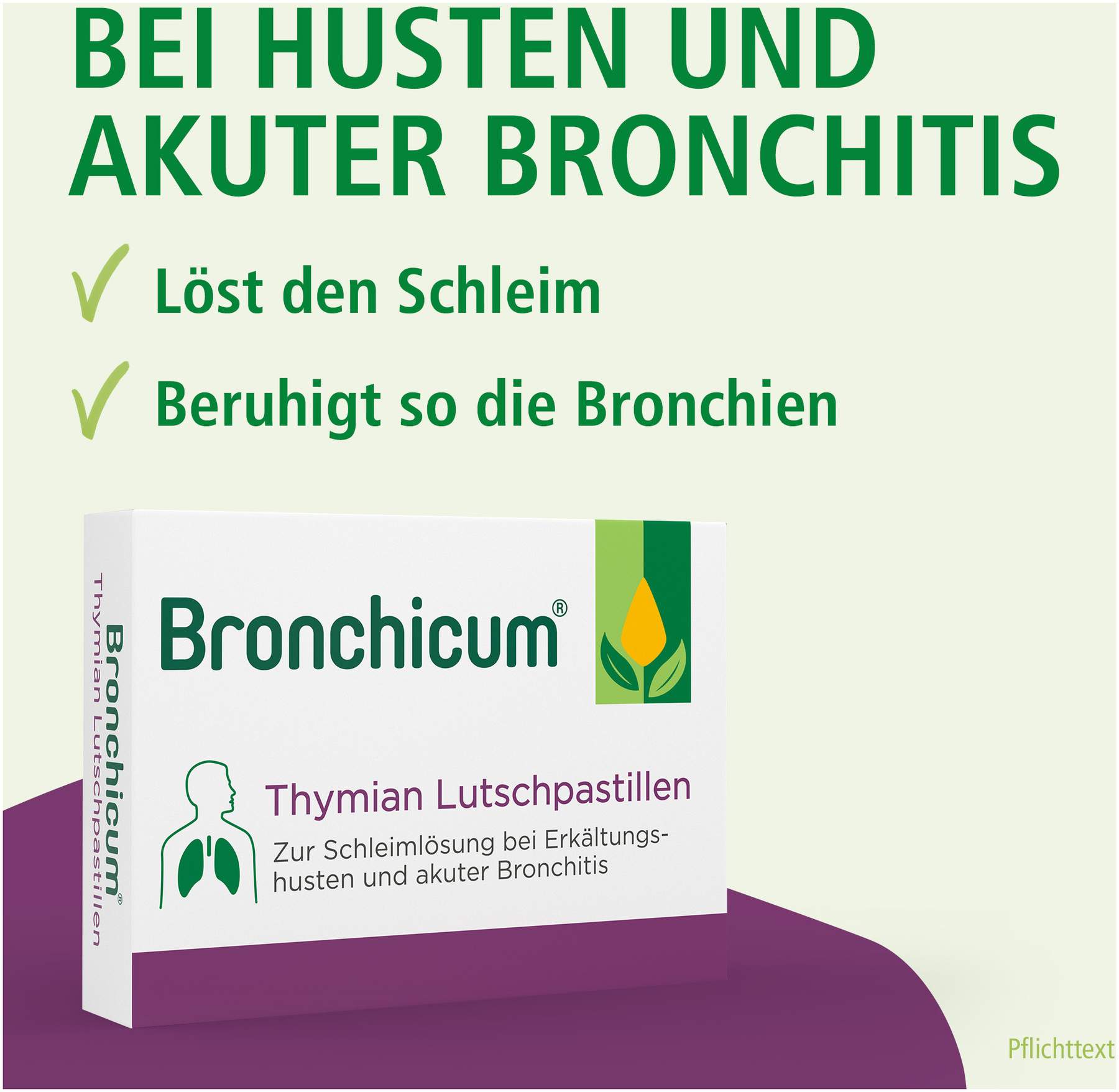 Bronchicum Thymian Lutschpastillen 20 Stück