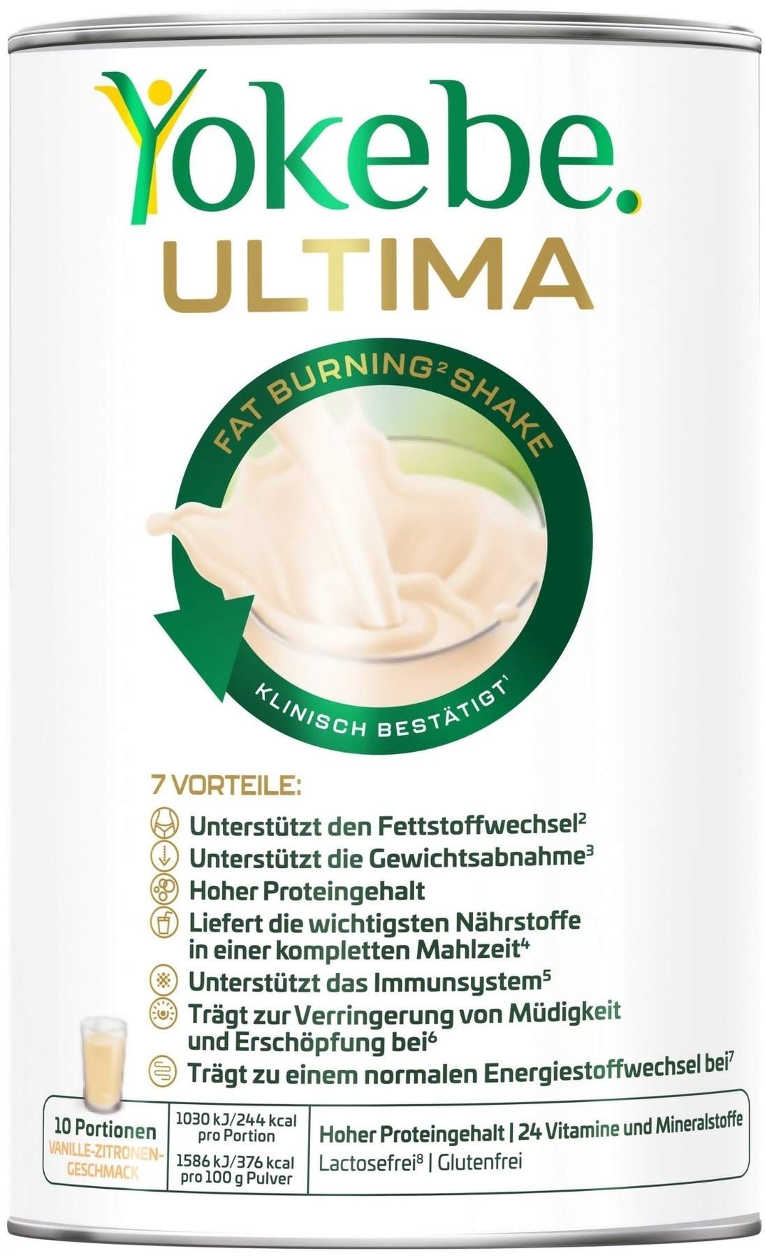 Yokebe Ultima Fat Burning Shake Plver 400 g