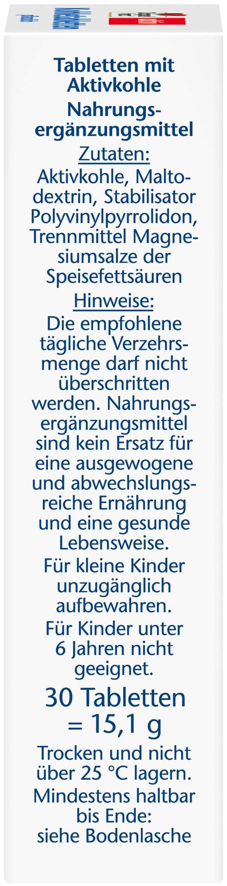 Doppelherz Aktiv Kohletabletten 30 Tabletten