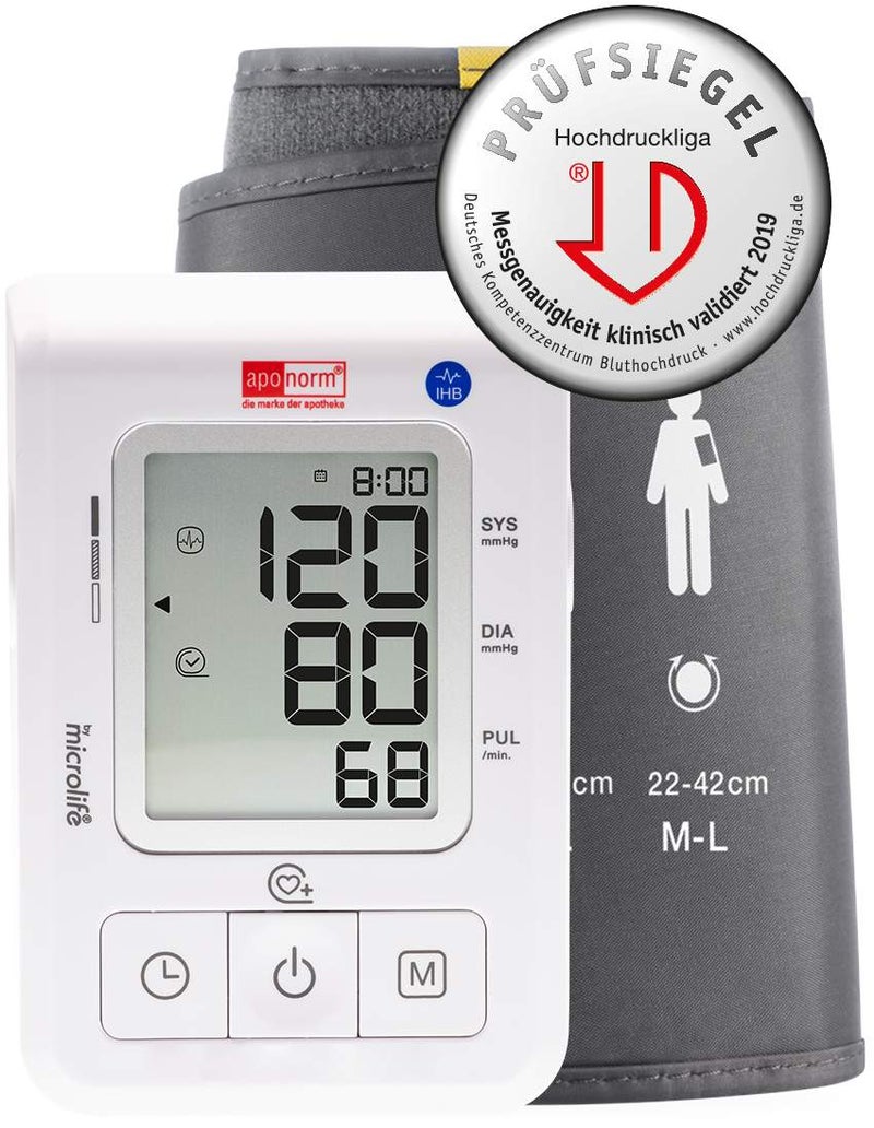 Aponorm Blutdruck Messgerät Basis Control Oberarm