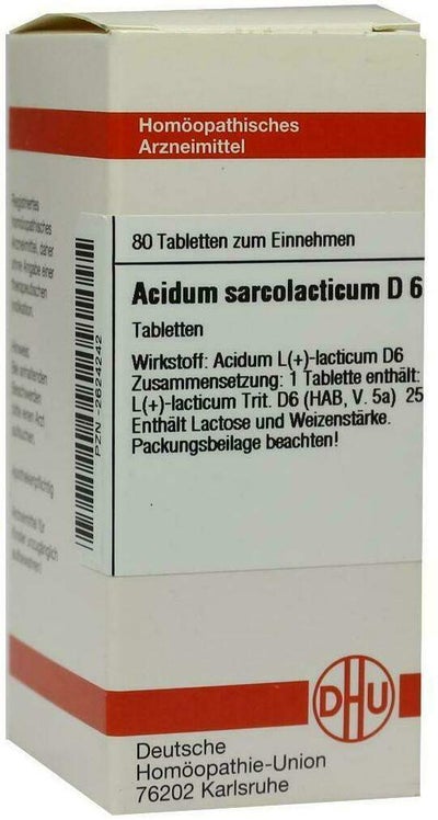 Dhu Acidum Sarcolactic D6 Tabletten