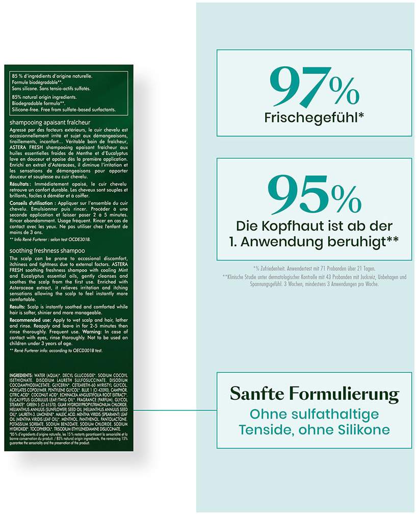 Furterer Astera Fresh beruhigend-frisches Shampoo 200 ml