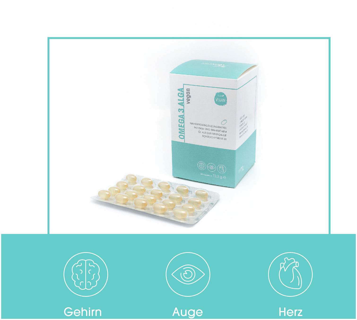 Medivital Omega 3 Alga 120 Kapseln