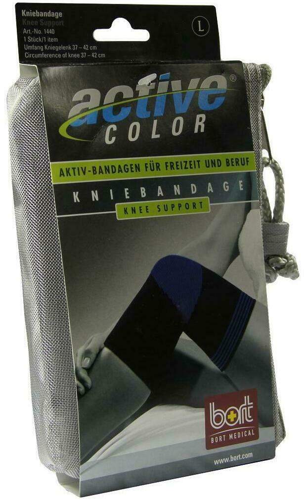 Bort Activecolor Kniebandage Large Schwarz