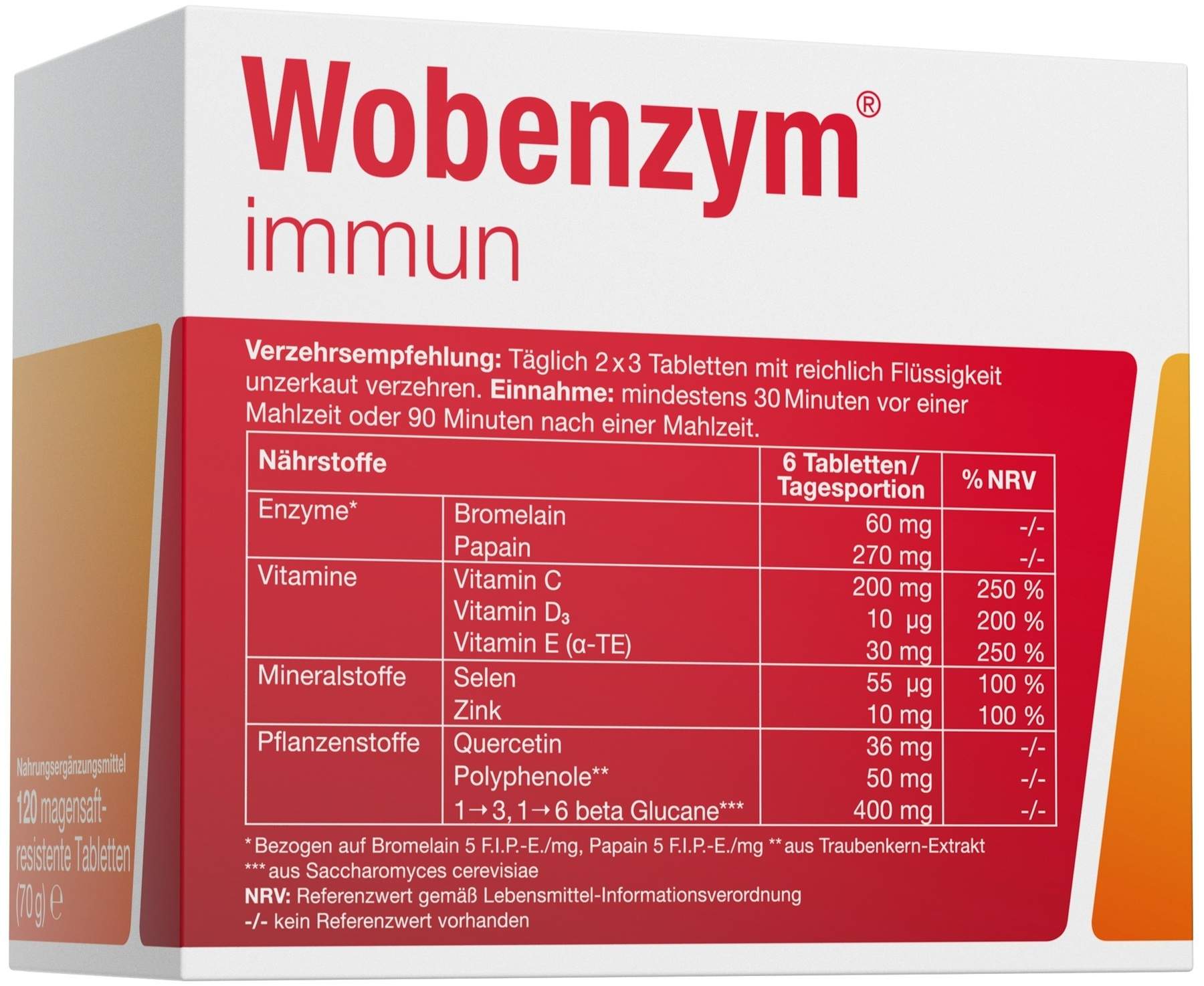 Wobenzym immun 120 Tabletten