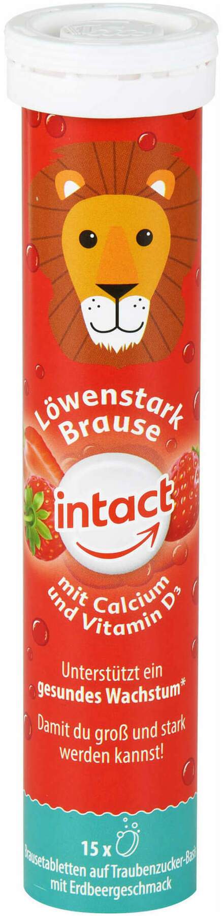 Intact Löwenstark Brausetabletten M.Calcium 15 Stk