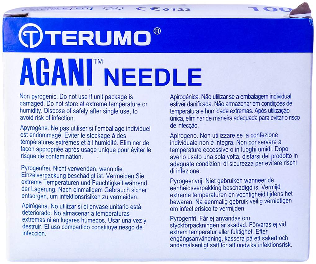 Agani Kanüle 23 G 25 mm Blau