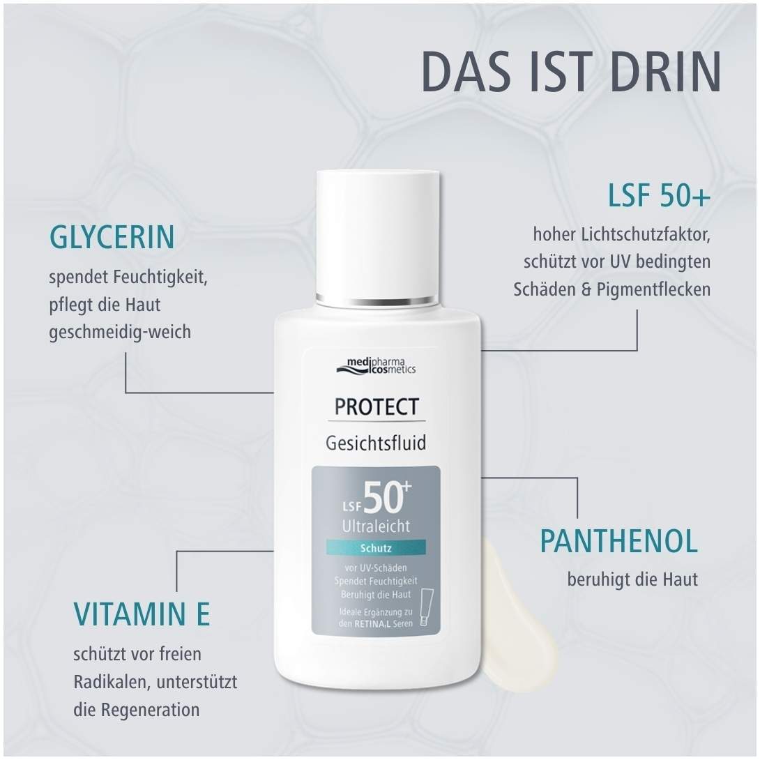 Medipharma cosmetics Protect Gesichtsfluid LSF 50+ 50 ml