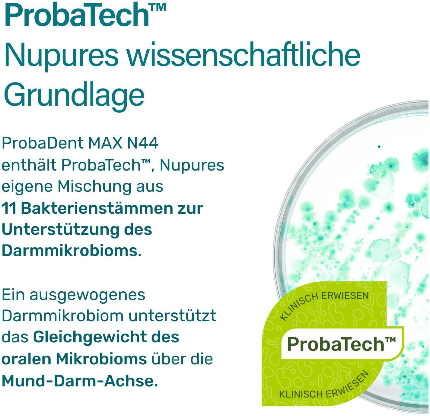 Nupure probadent MAX N44 und Vitamin D3 28 Beutel
